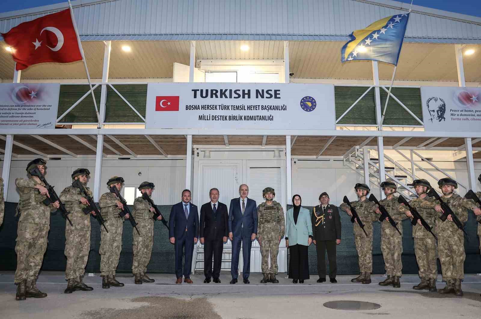 TBMM Başkanı Kurtulmuş, EUFOR Türk Temsil Heyeti Başkanlığını ziyaret etti