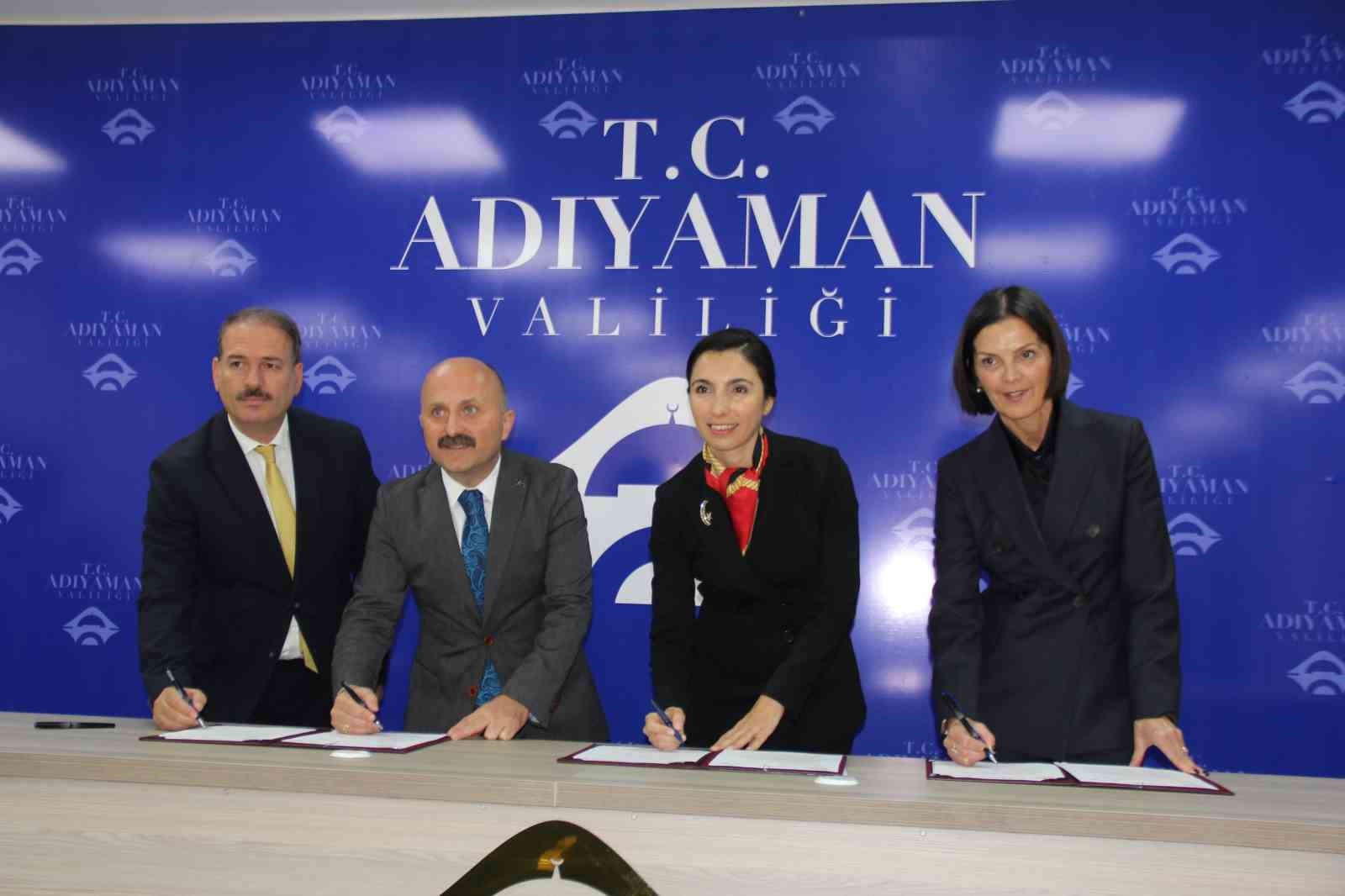 TCMB Başkanı Erkan, Adıyaman’a yapılacak okulun protokolünü imzaladı