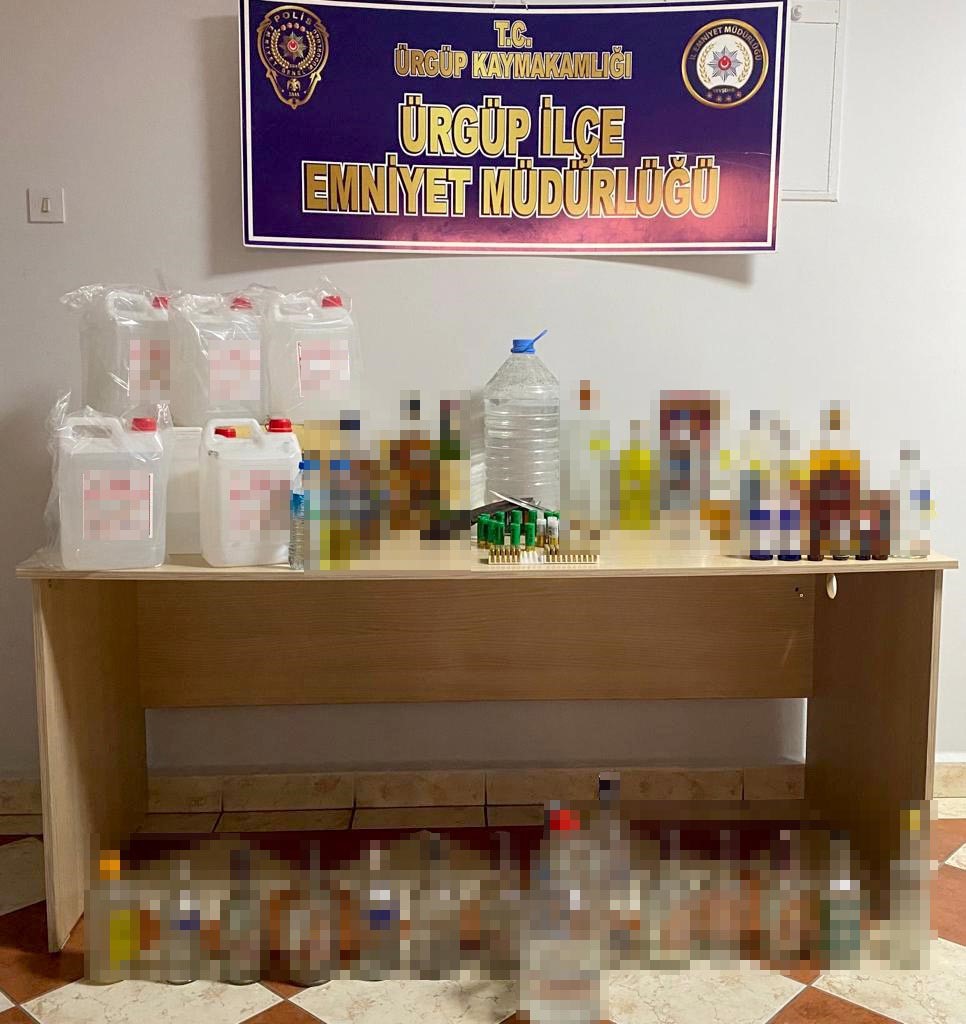 Nevşehir’de yılbaşı öncesi kaçak alkol operasyonu