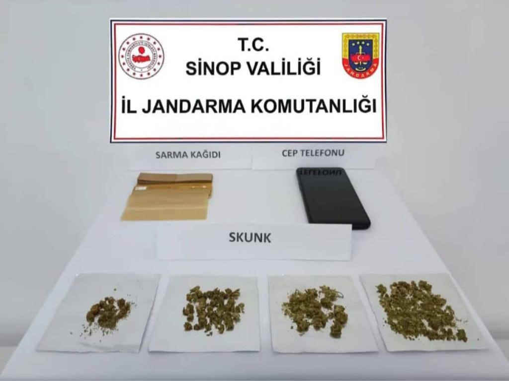Sinop’ta uyuşturucu operasyonu: 1 gözaltı