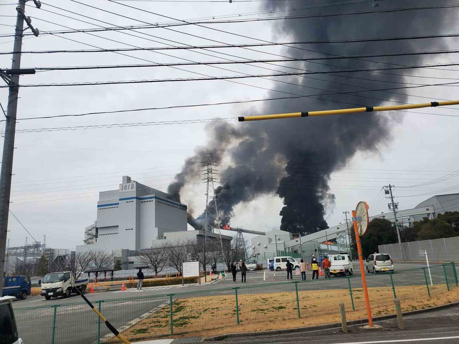 Japonya’daki termik santralde korkutan patlama