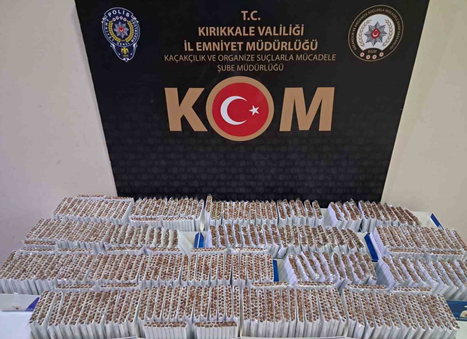 Kırıkkale’de kaçak tütün ticaret operasyonu: 5 gözaltı