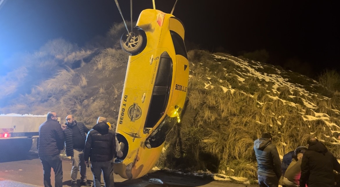 Sinop’ta buzlanma kazaya neden oldu: 1 yaralı