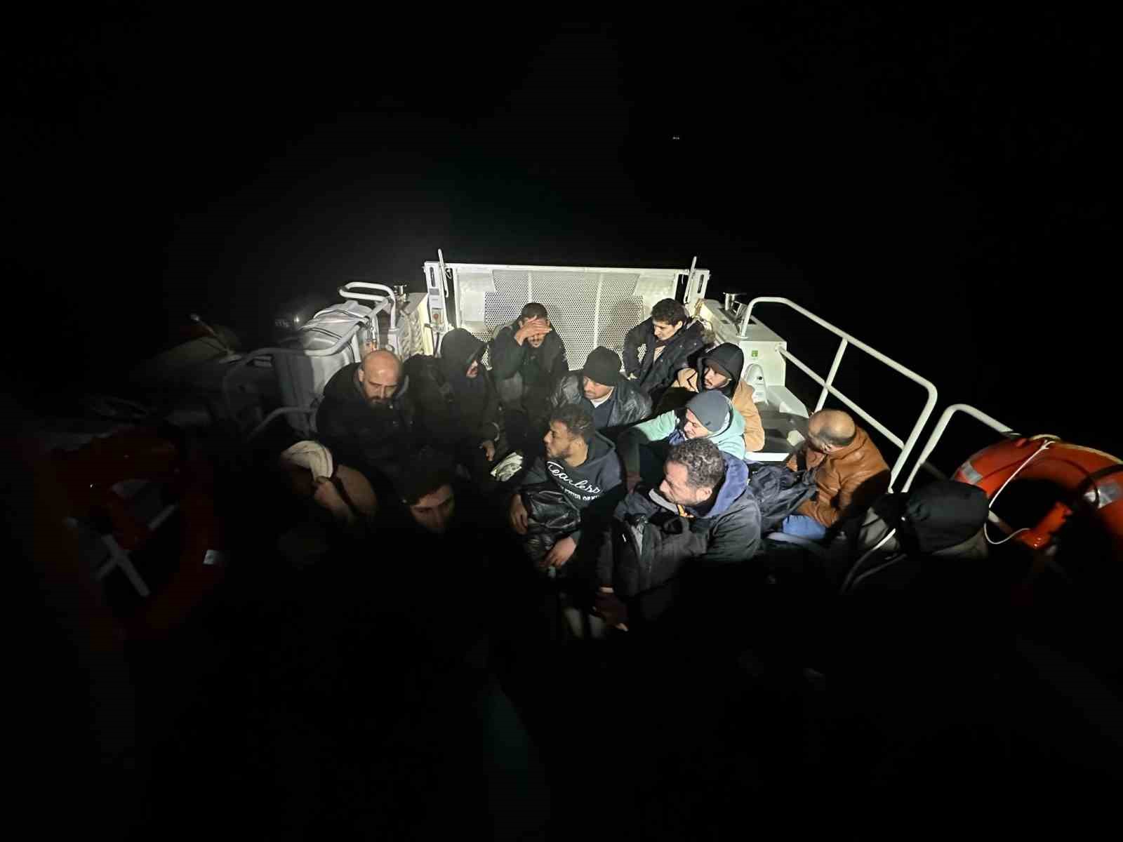 Bodrum’da 33 düzensiz göçmen yakalandı, 15’i kurtarıldı