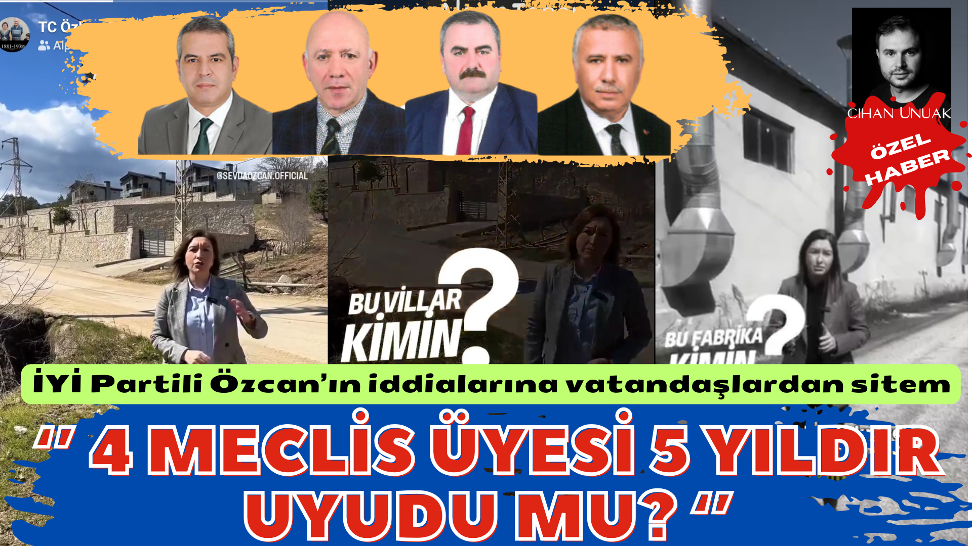 İYİ Partili Özcan’ın İddialarına Vatandaşlardan sitem: “4 İYİ Partili Meclis Üyesi 5 Yıldır Uyudu mu? ‘
