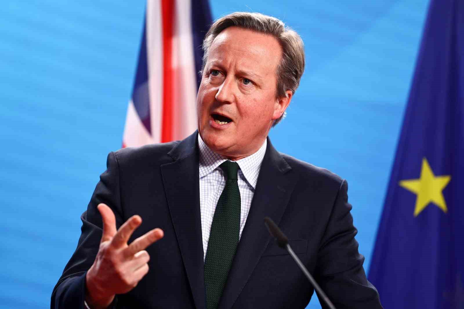 İngiliz Bakan Cameron: “Gazze’ye deniz koridorunun başlaması aylar sürer”