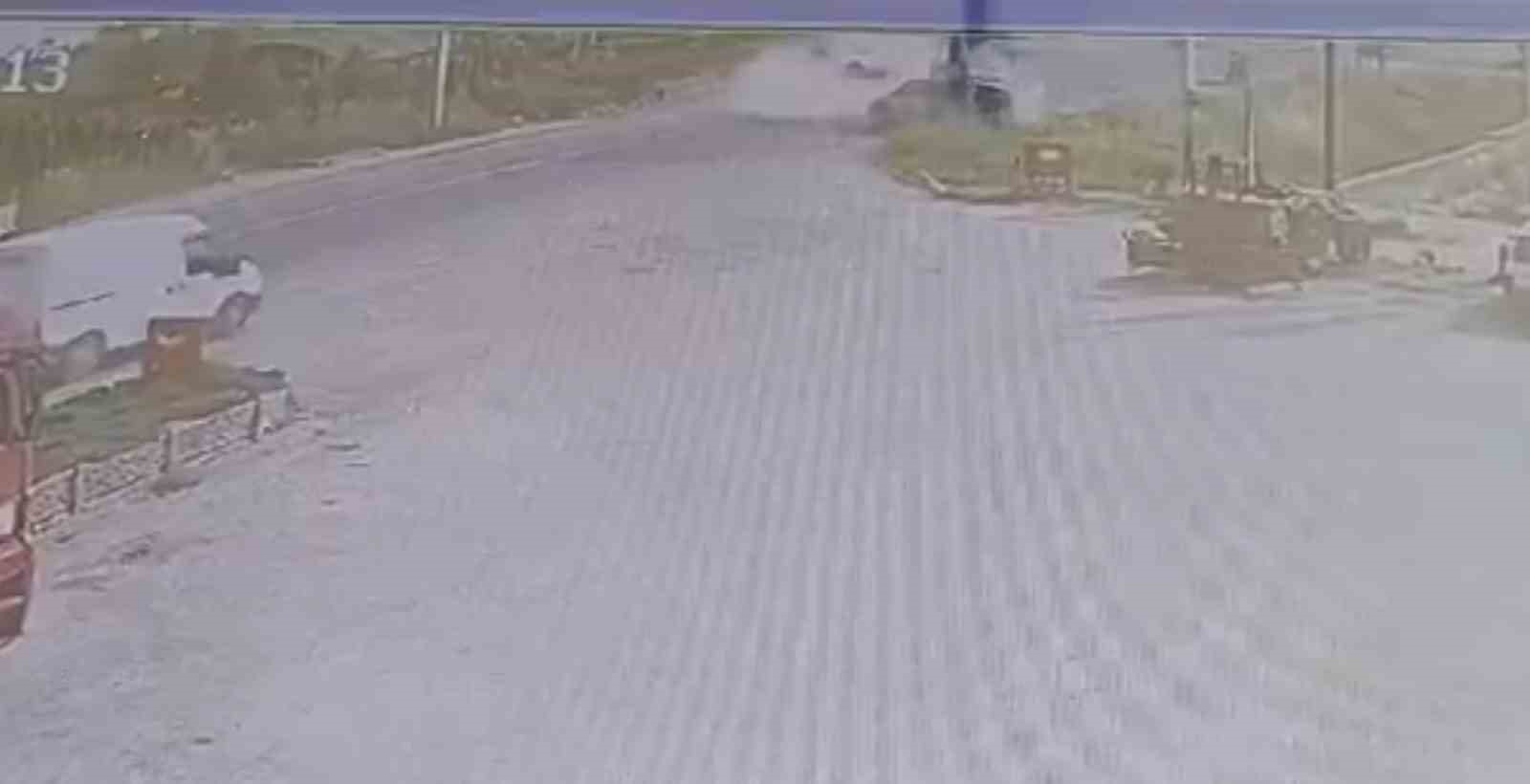 Şanlıurfa’da acil servis doktorunun öldüğü kaza kameraya yansıdı