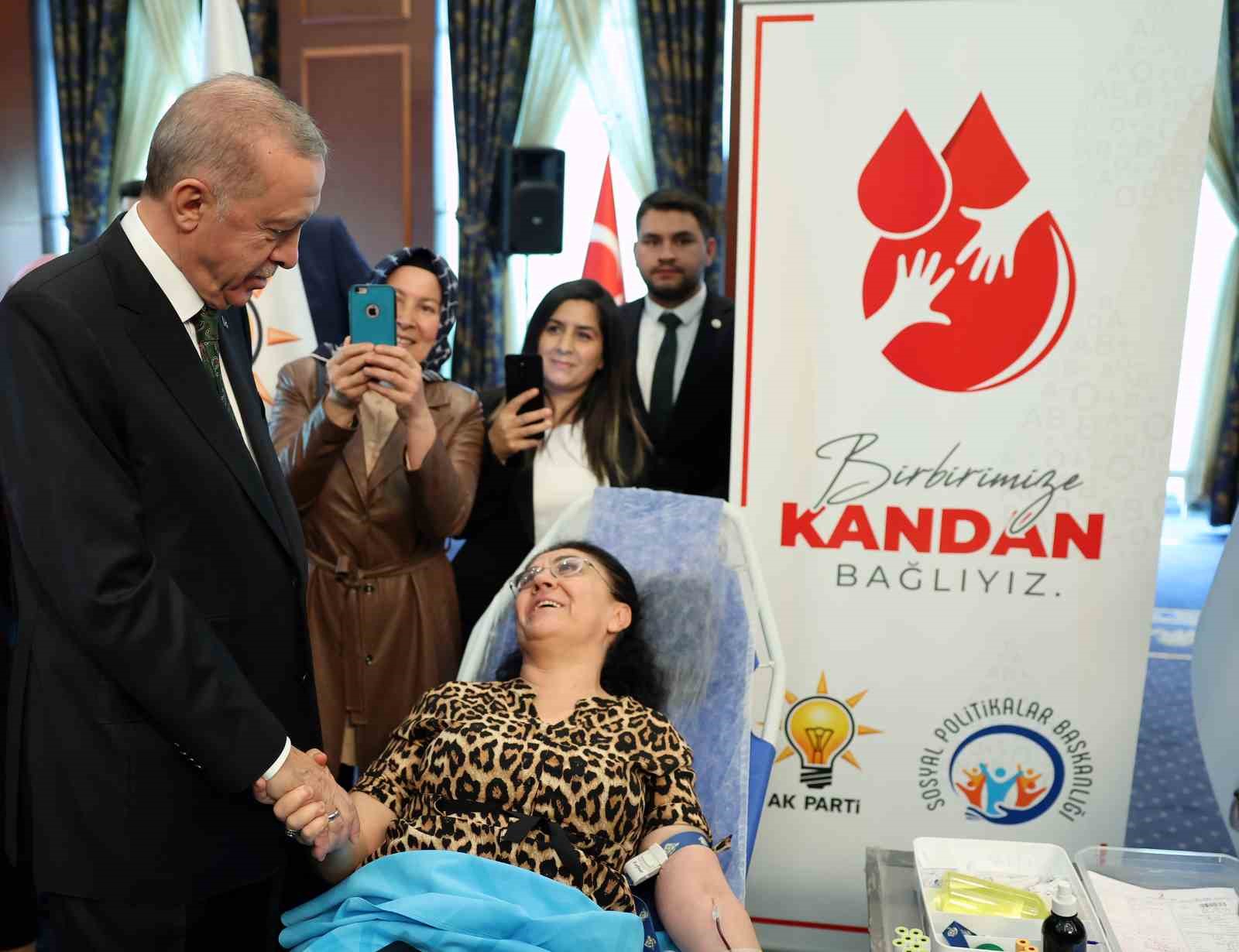 Cumhurbaşkanı Erdoğan “Kan Ver Hayat Ver” programına katıldı