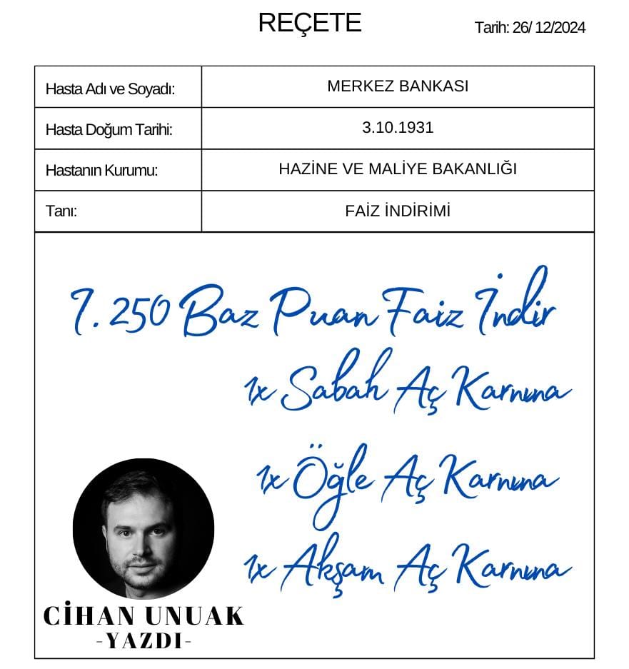 Değerli okuyucularım Türkiye ekonomisi, günü kurtarmaya yönelik kararlarla derinleşen bir