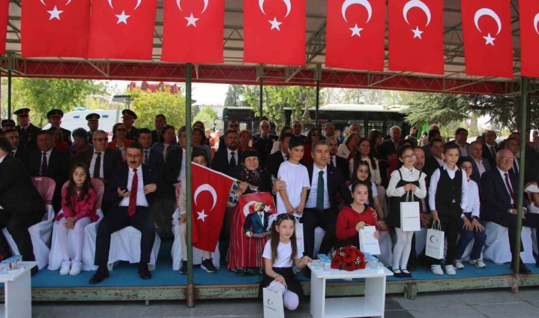 23 Nisan Ulusal Egemenlik ve Çocuk Bayramı Uşak’ta coşku ile kutlandı 23 Nisan Ulusal Egemenlik ve Çocuk Bayramı, 105. yıldönümünde tüm