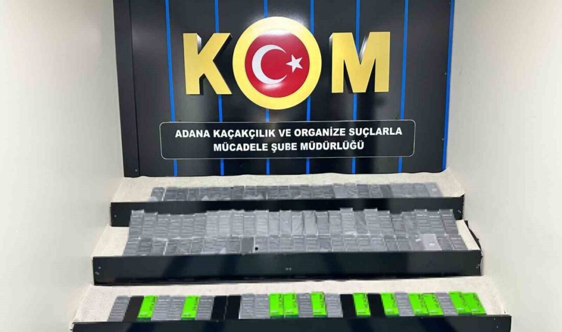 Adana’da 5 milyon TL değerinde kaçak telefon ele geçirildi Adana’da piyasa değeri yaklaşık 5 milyon TL’lik, 200 gümrük kaçağı