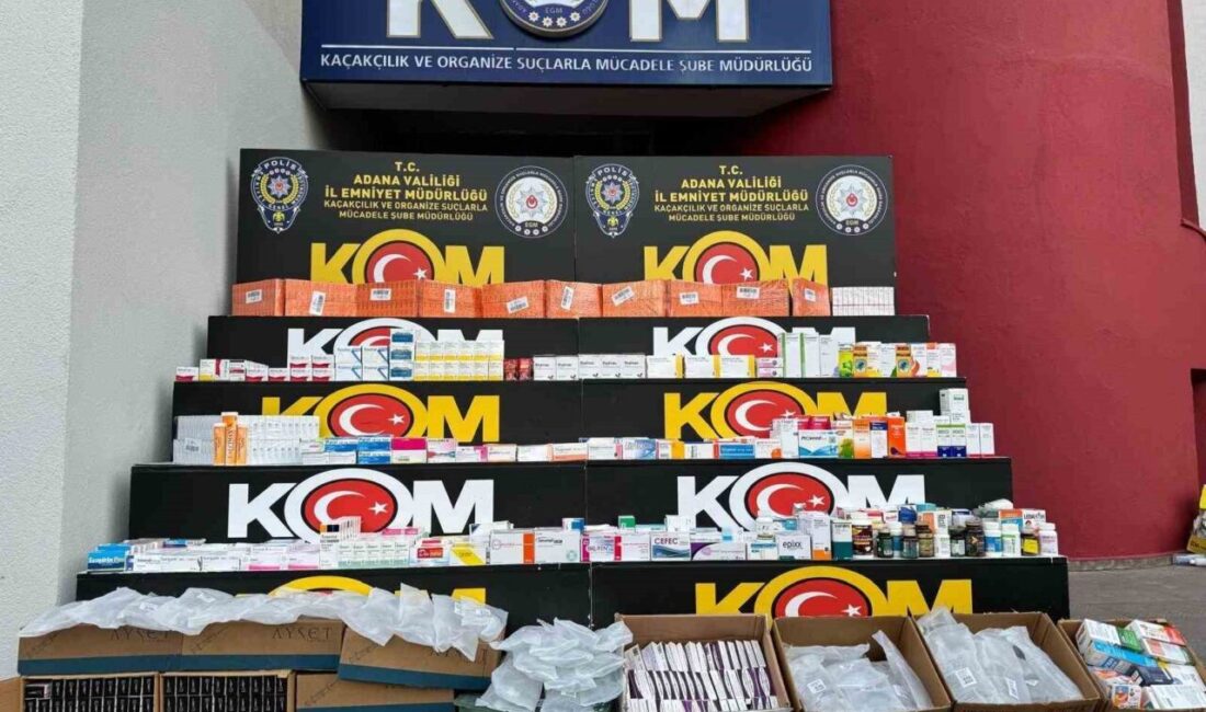 Adana’da yasa dışı ilaç operasyonu: Binlerce tıbbi ürün ele geçirildi Adana’da yasa dışı ilaç depolayıp satan bir adrese yapılan operasyonda