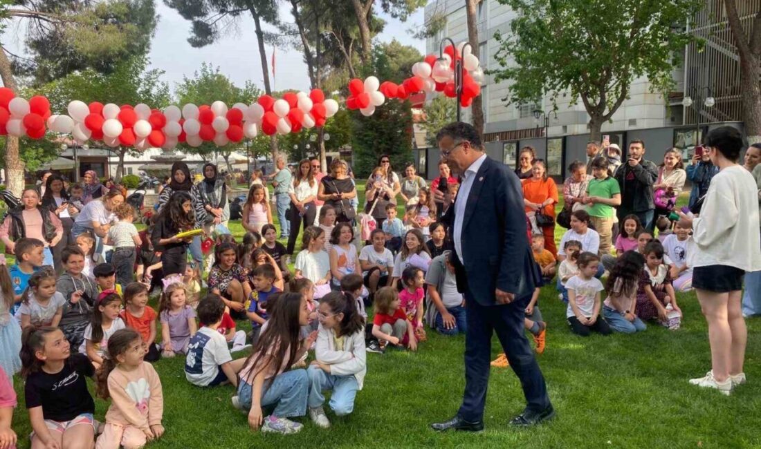 Alaşehir Belediyesi çocukları unutmadı 23 Nisan Ulusal Egemenlik ve Çocuk Bayramı etkinlikleri kapsamında Alaşehirli