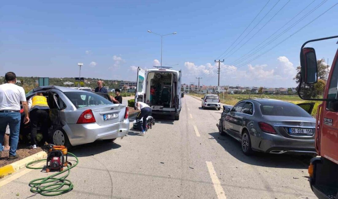 Ayvalık’ta trafik iki otomobil çarpıştı; 1 yaralı Balıkesir’in Ayvalık ilçesinde meydana gelen trafik kazasında 1 kişi yaralandı.