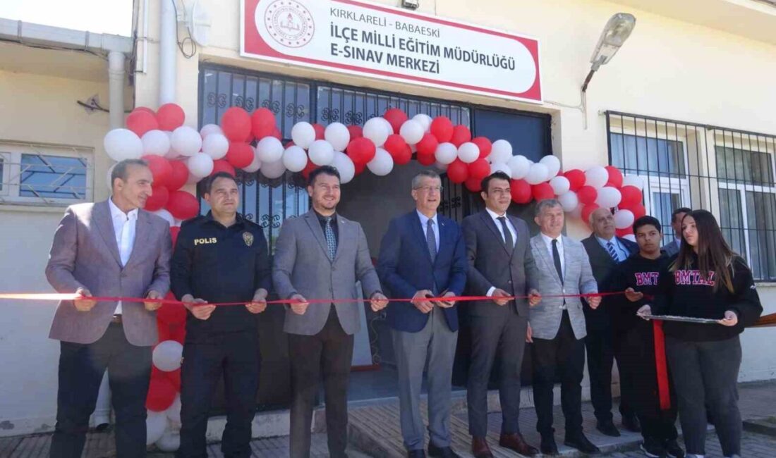 Babaeski’de E-Sınav Merkezi açıldı Milli Eğitim Bakanlığı tarafından daha önce birçok il ve ilçede