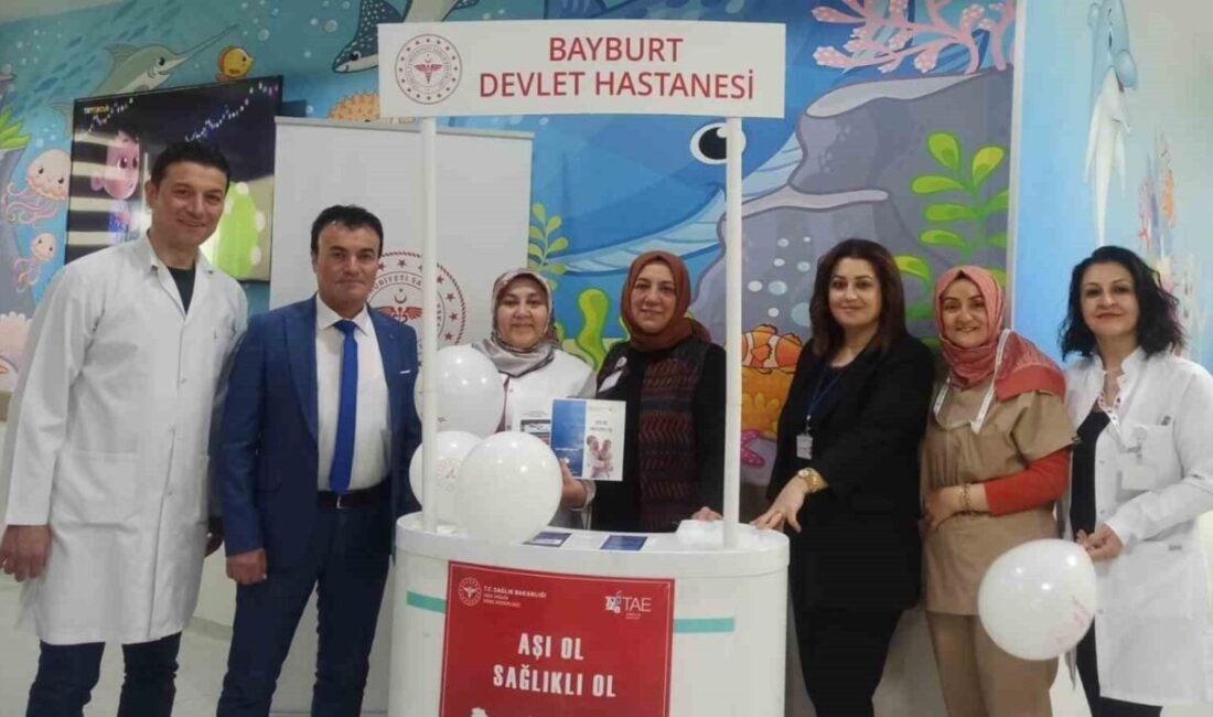 Bayburt’ta vatandaşlar aşı hakkında bilgilendirildi 24-30 Nisan Dünya Aşı Haftası kapsamında Bayburt Devlet Hastanesi çocuk