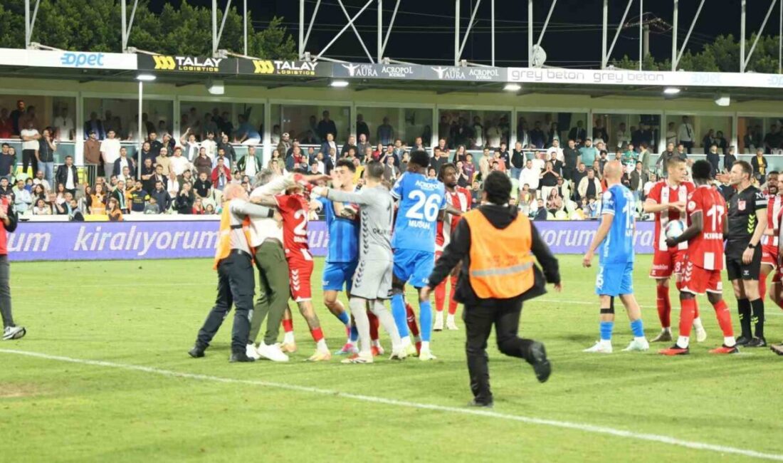 Bodrum FK – Samsunspor maçının son dakikalarında gergin anlar Trendyol Süper Lig’in 33. haftasında oynanan Bodrum FK-Samsunspor maçının son