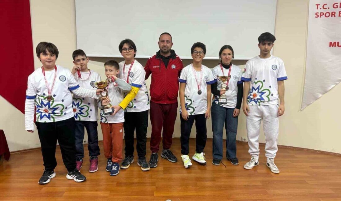 Büyükşehir sporcularından satrançta çifte başarı Muğla Küçükler ve Yıldızlar Takım İl Birinciliği Satranç Turnuvası’nda, Muğla