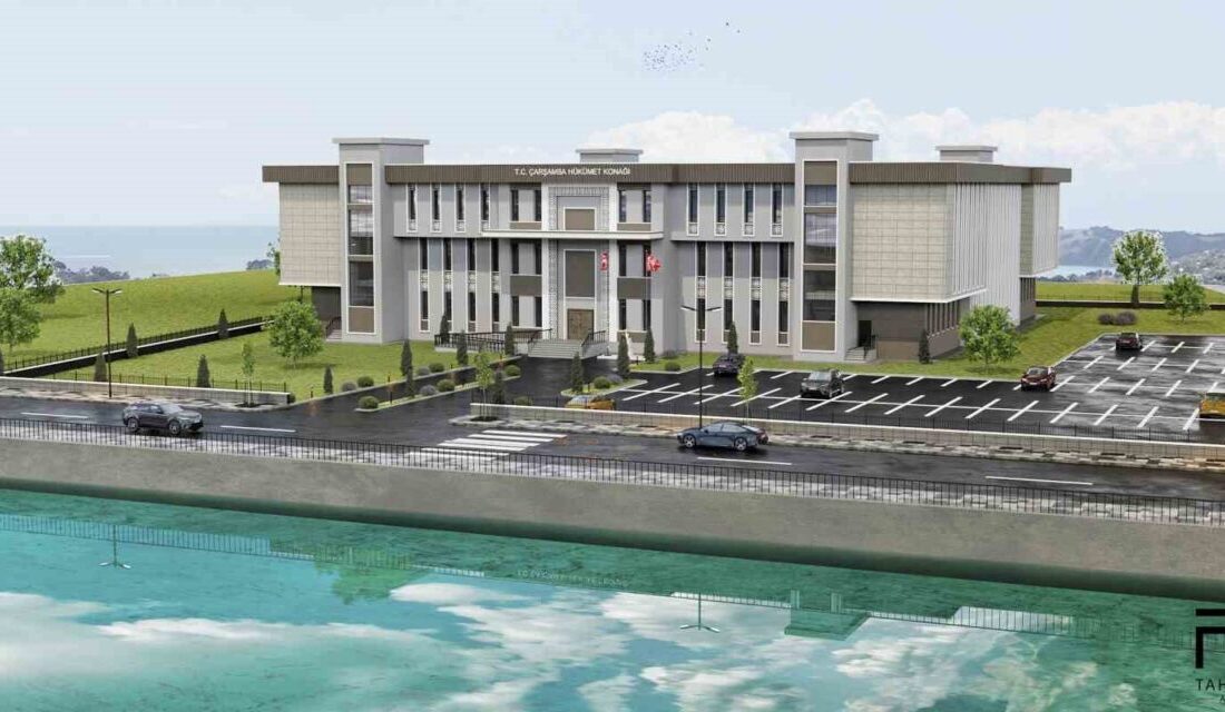 Çarşamba Hükümet Konağı’nda sona doğru Samsun’un Çarşamba ilçesinde 2023 yılında yapımına başlanan ve 109 milyon