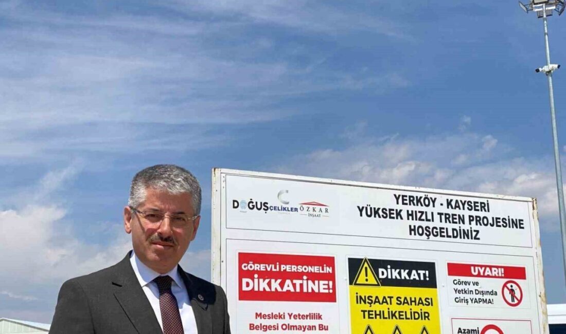 Çopuroğlu’ndan Kayseri-Yerköy hızlı tren hattının şantiyesine ziyaret AK Parti Kayseri Milletvekili Şaban Çopuroğlu, yapımına devam edilen Kayseri-Yerköy