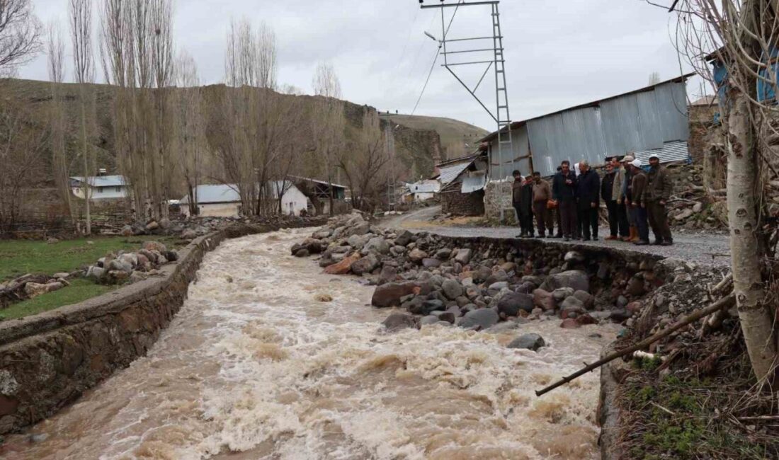 Dere taştı, köylüler panikte Erzurum’un Oltu ilçesinde etkili olan sağanak yağış ve eriyen kar