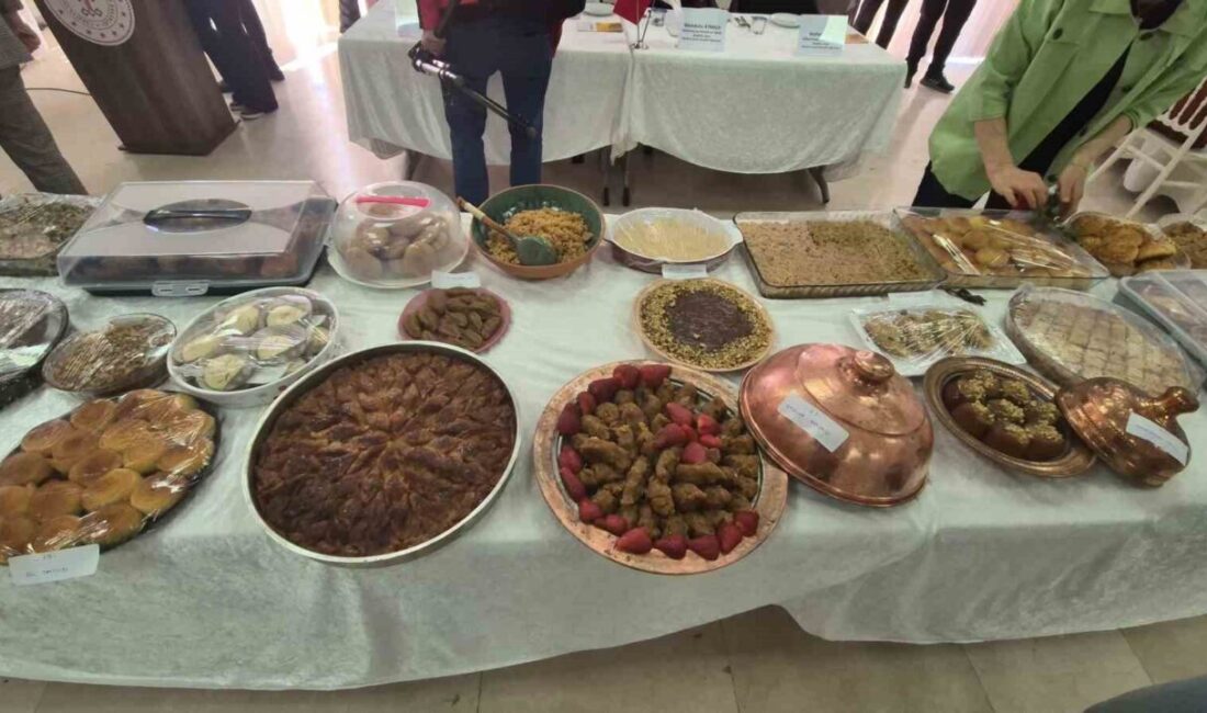 En tatlı yarışma Tekirdağ’da Turizm Haftası kapsamında düzenlenen tatlı yarışmasında, yöreye ait çok