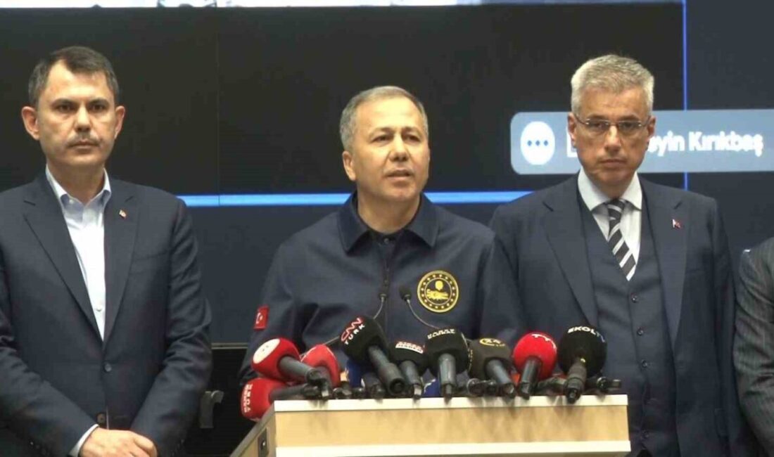 İçişleri Bakanı Ali Yerlikaya : “Son 12 saatlik dilimde 4’ün üzerinde herhangi bir artçı sarsıntı meydana gelmedi” İçişleri Bakanı Ali Yerlikaya, İstanbul Silivri merkezli meydana gelen 6,2
