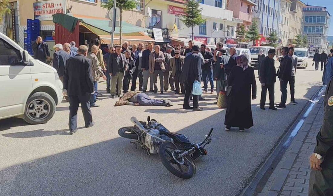 Karabük’te motosiklet yayaya çarptı: 2 yaralı Karabük’ün Eflani ilçesinde motosikletin yayaya çarptığı kazada 1’i ağır 2