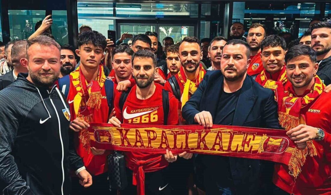 Kayserispor’a coşkulu karşılama Süper Lig’in 32. haftasında Fenerbahçe ile deplasmanda 3-3 berabere kalan