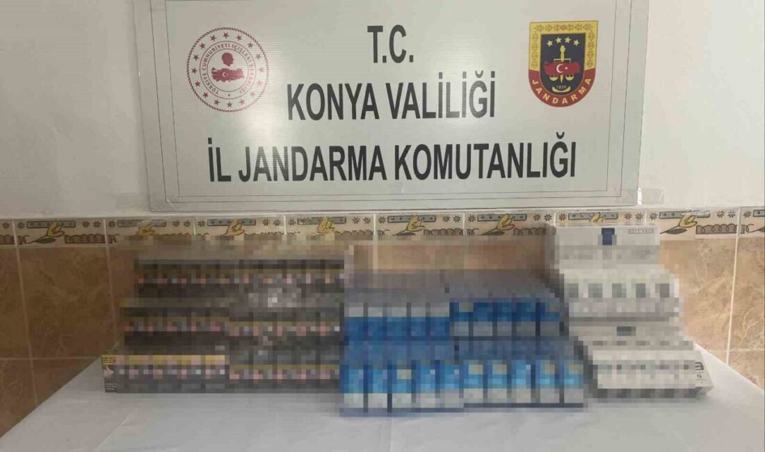 Konya’da jandarma bin 50 adet gümrük kaçağı sigara yakaladı Konya’da jandarma ekipleri tarafından gerçekleştirilen operasyonda bin 50 adet gümrük