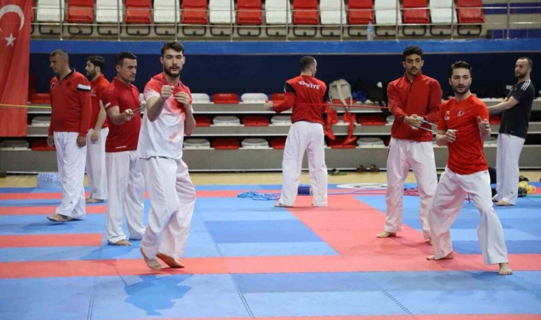 Milli karateciler, Ağrı’da yüksek rakımda çalışıyor Karate Milli Takımı, Avrupa Şampiyonası öncesi son hazırlık kampını yüksek