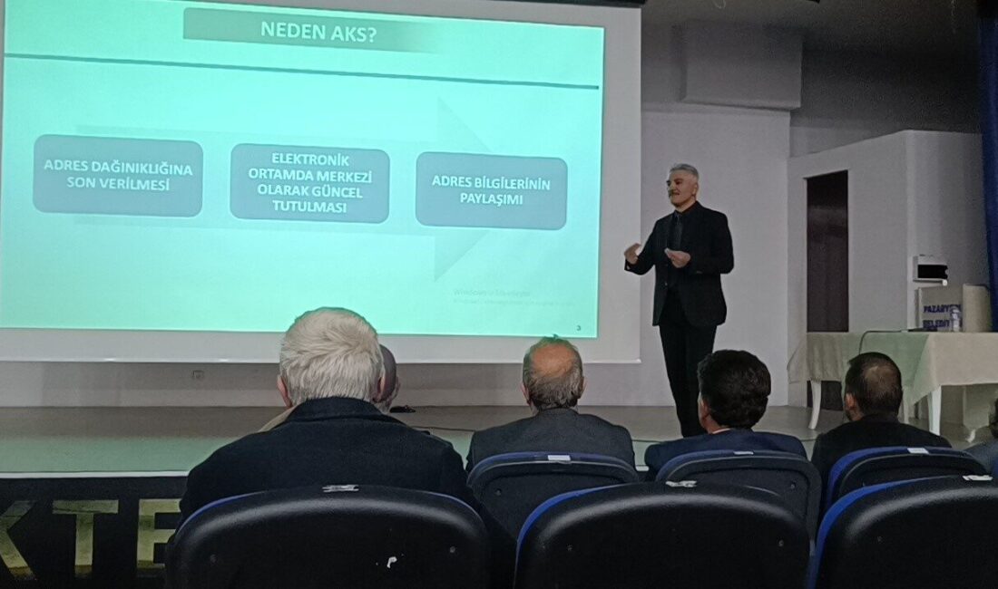 Muhtarlara MAKS ve e-devlet eğitimi verildi Bilecik’in Pazaryeri ilçesinde görev yapan mahalle ve köy muhtarlarına yönelik