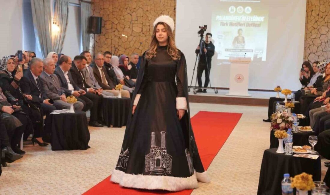 Palandöken’in eteğinde Türk motifleri defilesi göz kamaştırdı Ekonomik İşbirliği Teşkilatı Ülkeleri EİT2025 Erzurum Turizm Başkenti etkinlikleri kapsamında