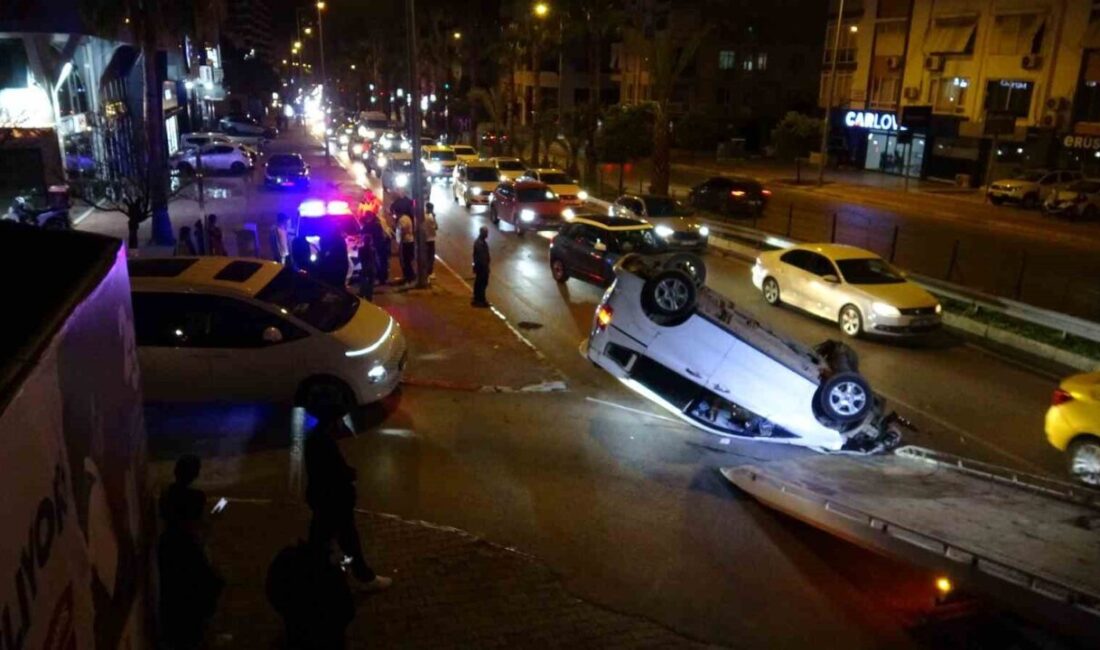 Refüje çarpıp taklalar atan araçtan genç sürücü sıyrık bile almadan çıktı Antalya’nın Muratpaşa ilçesinde meydana gelen kazada, kontrolden çıkan ticari araç
