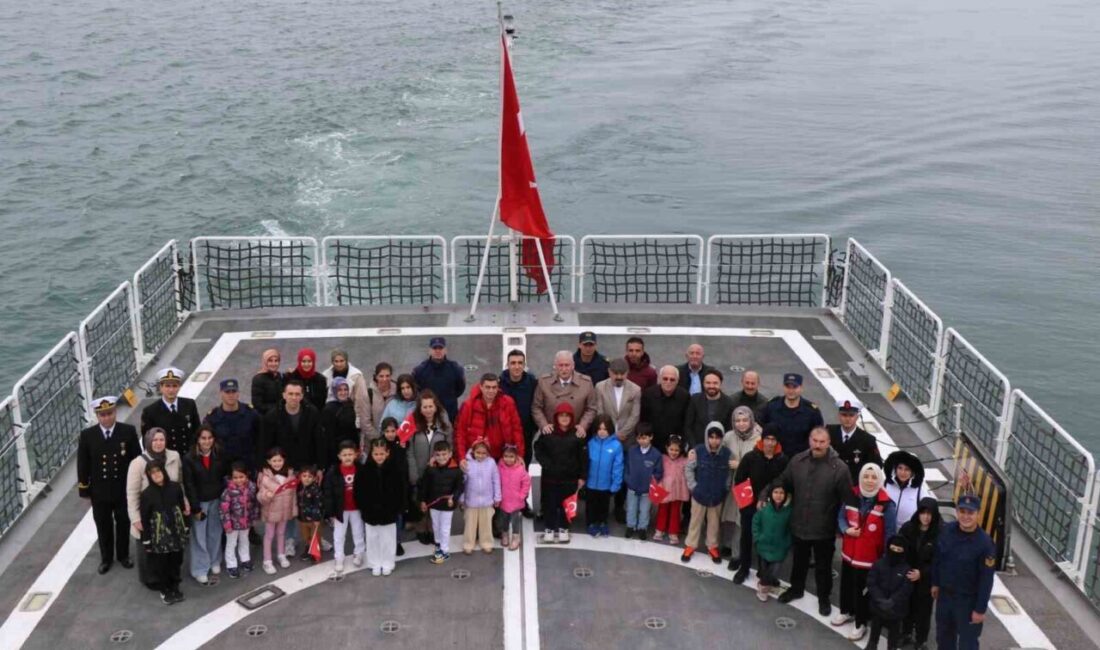 Şehit ve gazi çocukları 23 Nisan’ı TCSG Dost Gemisi’nde kutladı Samsun’da 23 Nisan Ulusal Egemenlik ve Çocuk Bayramı anlamlı bir