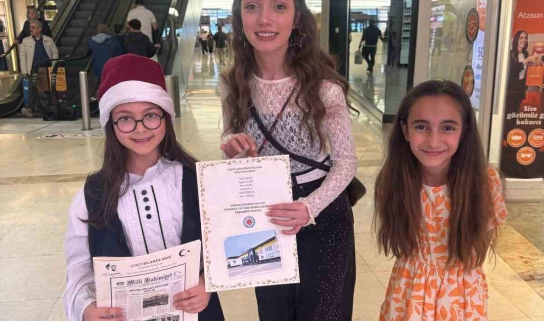 Sivas’ta minikler, 23 Nisan’ı kendi şiirleri ve gazeteleri ile kutladı Sivas’ta 23 Nisan Ulusal Egemenlik ve Çocuk Bayramı dolayısıyla düzenlenen