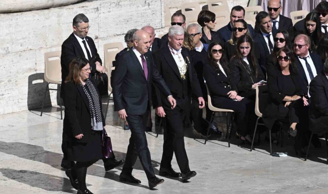 TBMM Başkanı Kurtulmuş, Papa Franciscus’un cenaze törenine katıldı TBMM Başkanı Numan Kurtulmuş, Vatikan Devlet Başkanı ve Katoliklerin ruhani