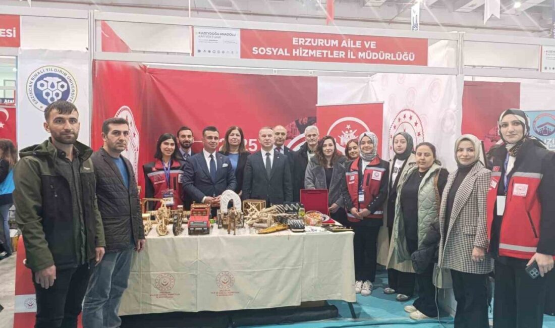 Topluma değer katan kariyer: Aile yılı standları büyük ilgi gördü KUDAKAF’25 Kuzeydoğu Anadolu Kariyer Fuarı’na Aile ve Sosyal Hizmetler İl