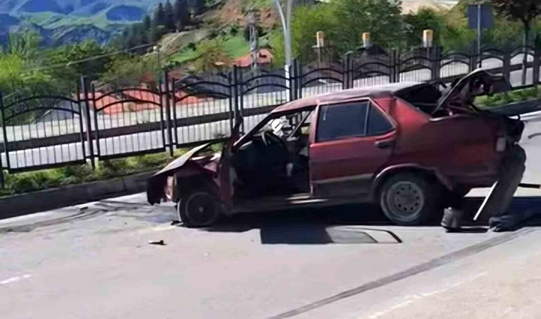 Tunceli’de araç takla attı: 1 yaralı Tunceli’de sürücüsünün direksiyon hakimiyetini kaybettiği otomobil takla atarak refüje çarptı.