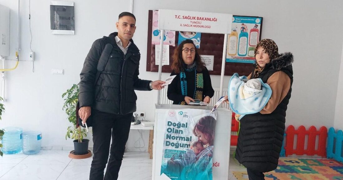 Tunceli’de Normal Doğum Eylem Planı çalışmaları Tunceli İl Sağlık Müdürlüğü Normal Doğum Eylem Planı kapsamında, normal