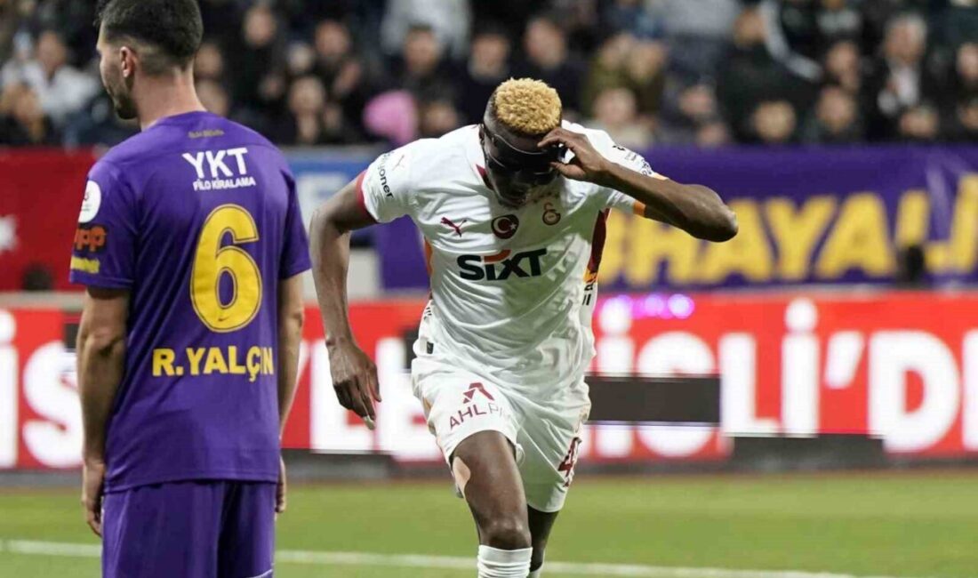 Victor Osimhen en golcü sezonunu tekrarladı Galatasaray’ın Nijeryalı futbolcusu Victor Osimhen, Eyüpspor maçıyla bu sezonki gol