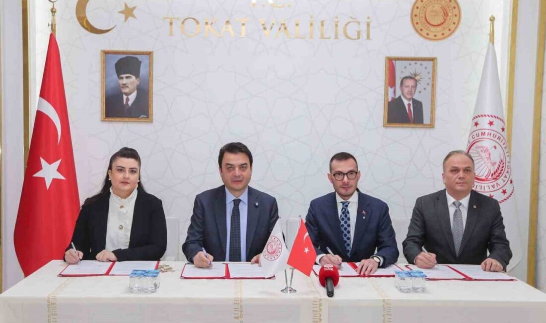 Yerel Kalkınmada Kadın İstihdamı ve Kadın Girişimciliği İş Birliği Üst Protokolü imzalandı Tokat Valiliği, Tokat Belediye Başkanlığı, Tokat Ticaret ve Sanayi Odası