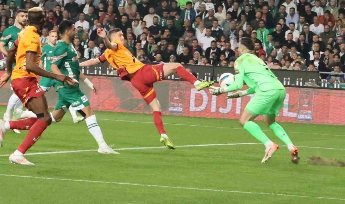 Ziraat Türkiye Kupası: Konyaspor: 0 – Galatasaray: 0 (Maç devam ediyor) Ziraat Türkiye Kupası Yarı Final maçında Konyaspor ile Galatasaray karşılaşıyor.