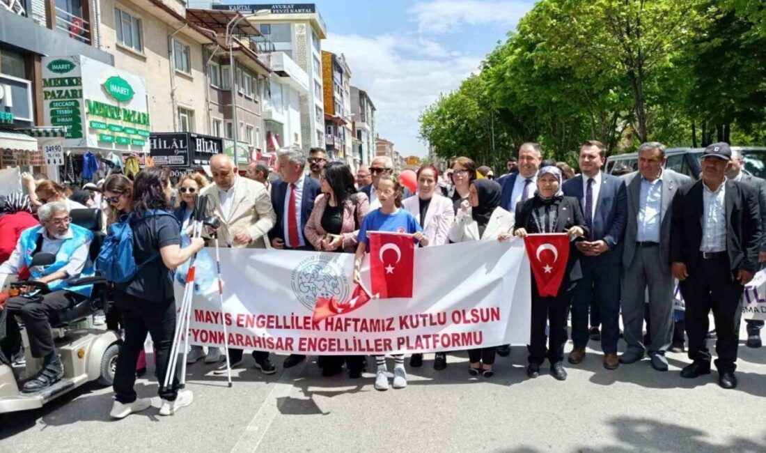 Afyonkarahisar Engelliler Festivali başladı Engelli bireylerin sorunlarına dikkat çekmek ve farkındalık oluşturmak amacıyla gerçekleştirilen