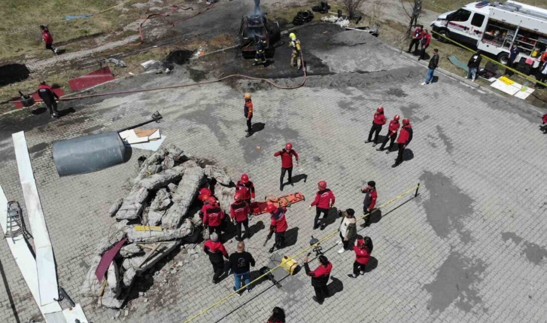 Ardahan Üniversitesi’nde gerçeğini aratmayan tatbikat Ardahan Üniversitesi Afet ve Acil Durum Koordinatörlüğünde düzenlenen “İkinci Acil
