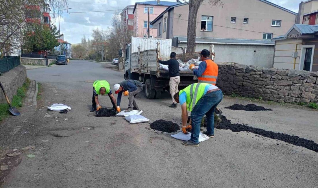 Ardahan’da asfalt yama çalışması Ardahan Belediyesi, kent merkezinde altyapı ve yol kalitesini artırmak amacıyla