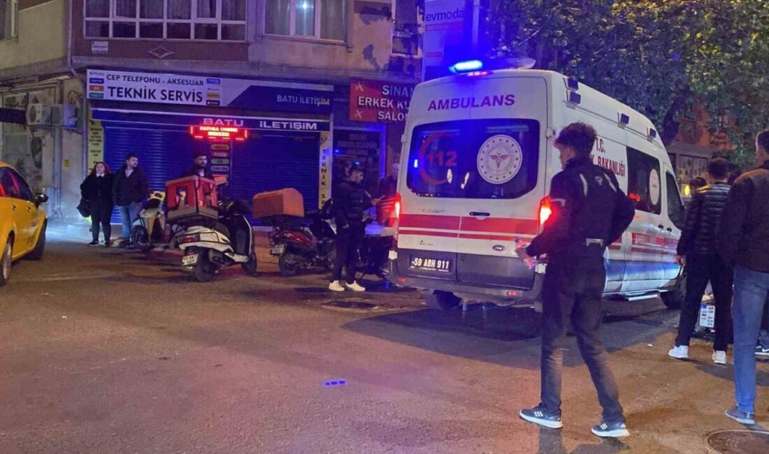 Çorlu’da iki motosiklet birbirine girdi Tekirdağ Çorlu’da iki motosikletin çarpışması sonucu 2 kişinin yaralandığı kaza