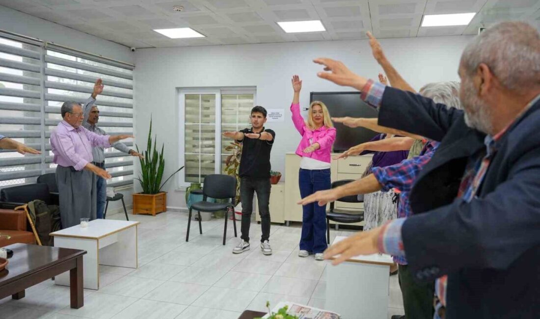 Emeklilere sağlıklı yaşam desteği Mersin’in Tarsus Belediyesi tarafından ’Sağlık İçin Hareket Et Günü’ dolayısıyla