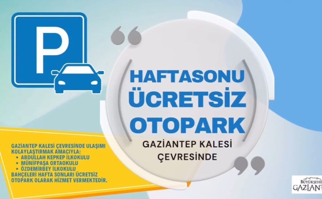 Gaziantep Büyükşehir’den tarihi bölgede otopark sorununa pratik çözüm Gaziantep Büyükşehir Belediyesi, turizm sezonunun hareketlenmesiyle şehrin simgelerinden Gaziantep Kalesi’nin