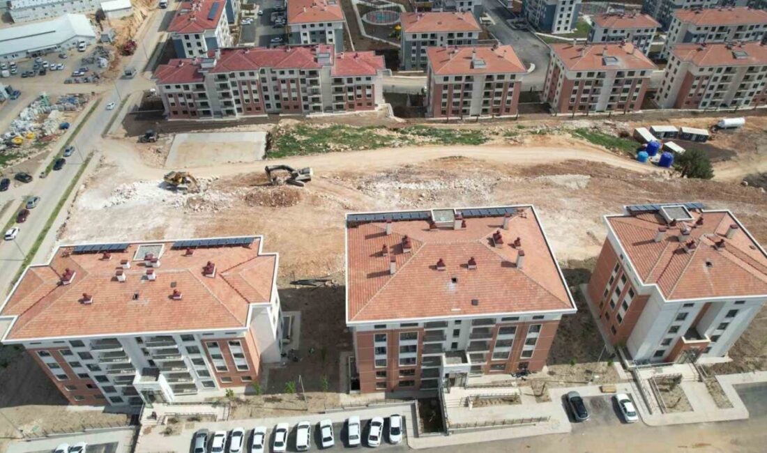 İndere’ye nefes aldıracak ‘Yeşil koridor’ projesine başlandı Adıyaman’da 16 bin 467 konutun yapıldığı İndere toplu konut alanına